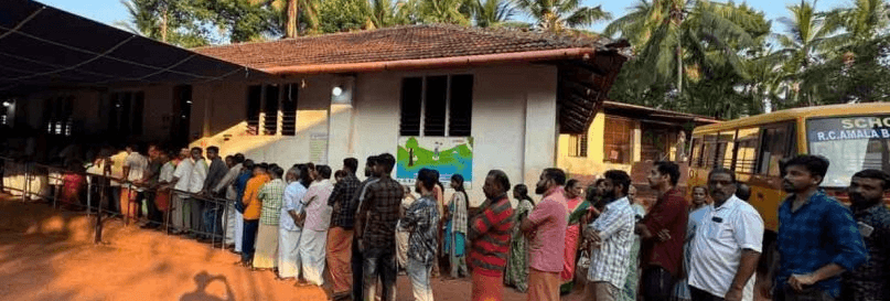 Phase 2 polls in 13 states: 61 percent voter turnout in 88 constituencies; In Kerala, 8 people died due to heat