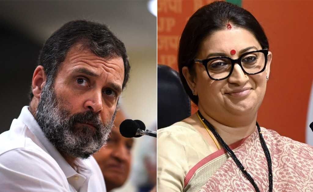 Amethi Constituency: Rahul has no one to take his place by wearing 'handkerchief'; Smriti Irani teased